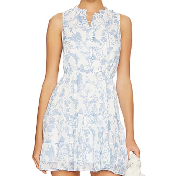 Steve Madden Dresses & Skirts - Steve Madden The Finley Dress With Blue and White Floral. NWT